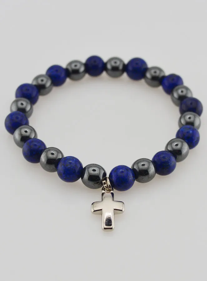 Edelstein Armband – Hämatit und Lapislazuli (pic 2)