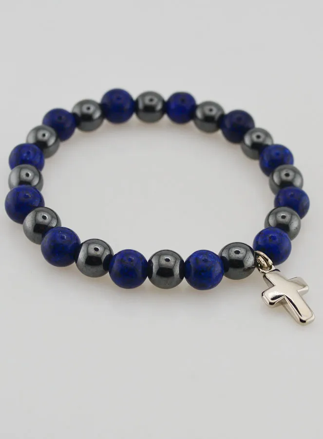Edelstein Armband – Hämatit und Lapislazuli (pic 3)