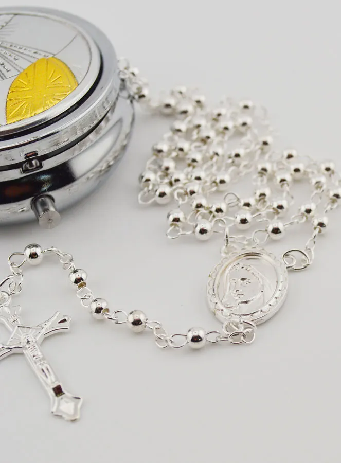 Rosenkranzdose Firmung mit Rosenkranz (pic 3)