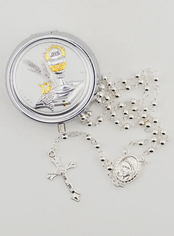 Rosenkranz und Dose Erstkommunion (pic 1)