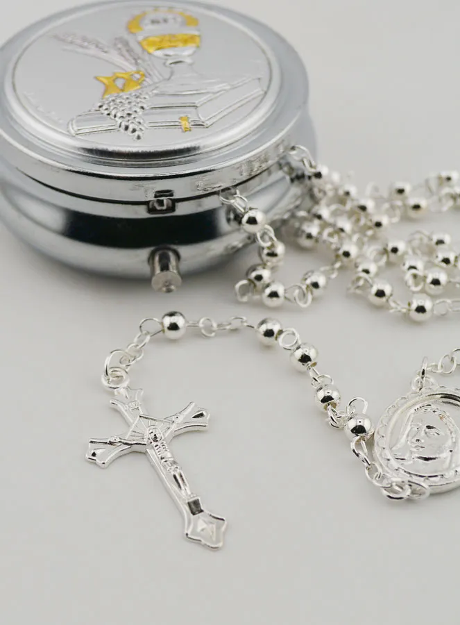 Rosenkranz und Dose Erstkommunion (pic 4)