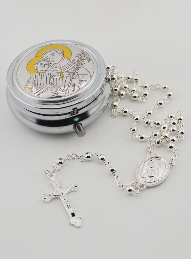 Rosenkranz und Dose Heiliger Antonius (pic 2)
