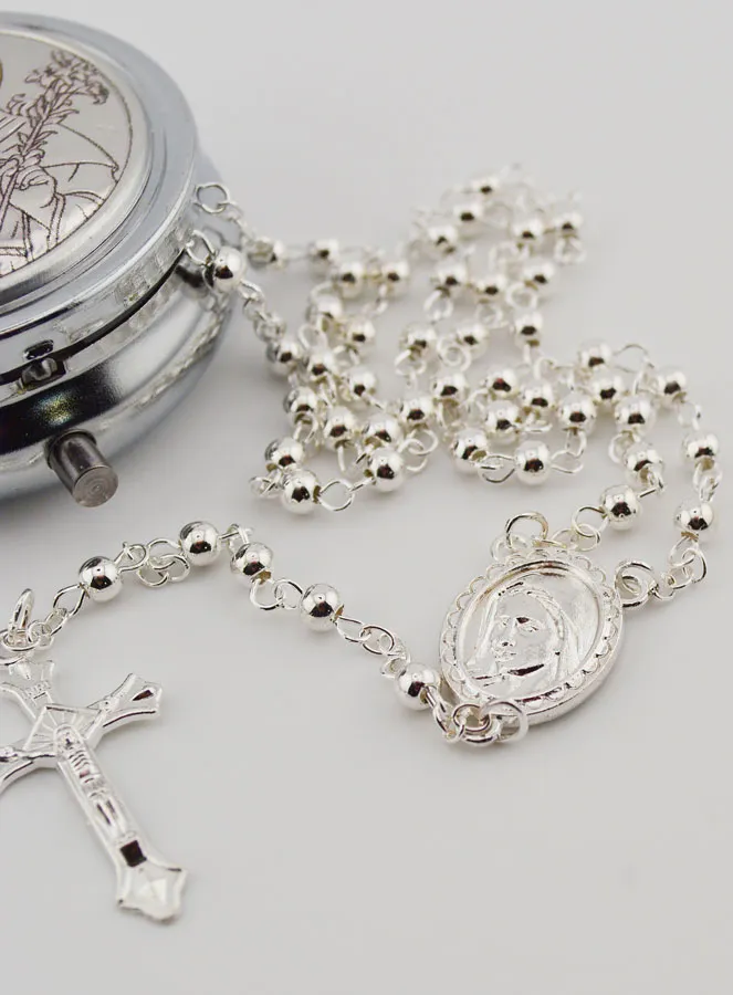 Rosenkranzdose Heiliger Antonius und Rosenkranz (pic 3)