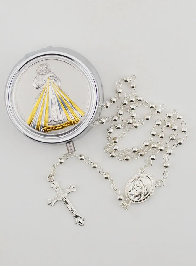 Rosenkranz und Dose Barmherziger Jesus (pic 1)