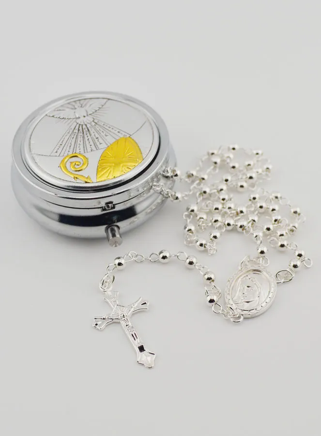 Geschenk zur Firmung Rosenkranzdose und Rosenkranz (pic 2)