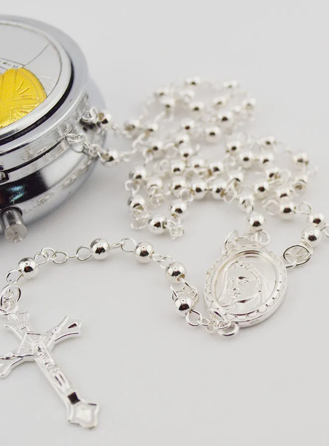 Geschenk zur Firmung Rosenkranzdose und Rosenkranz (pic 3)