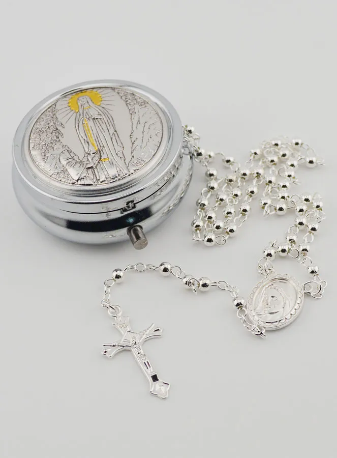 Set Rosenkranzdose Lourdes und Rosenkranz (pic 2)