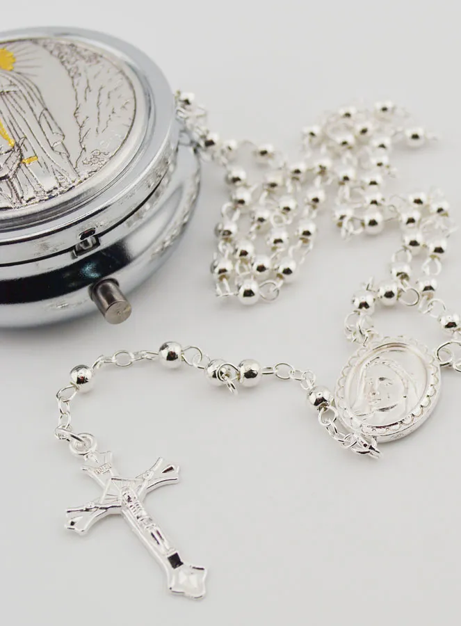 Set Rosenkranzdose Lourdes und Rosenkranz (pic 3)