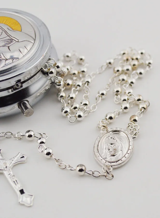 Rosenkranz und Dose Heilige Rita (pic 3)