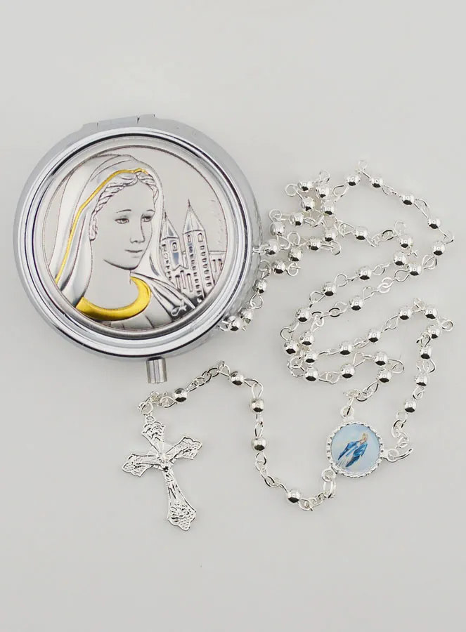 Rosenkranz und Dose Madonna von Medjugorje (pic 1)