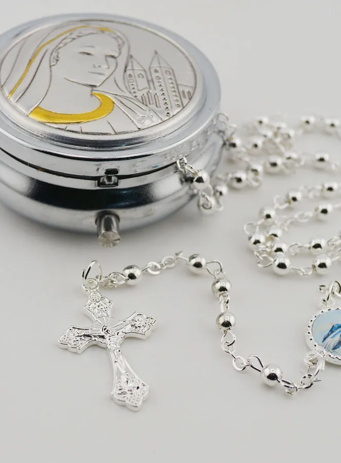 Rosenkranz und Dose Madonna von Medjugorje (pic 4)