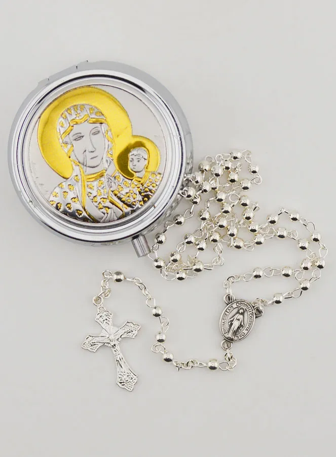Rosenkranz und Dose Mutter Gottes von Tschenstochau (pic 1)