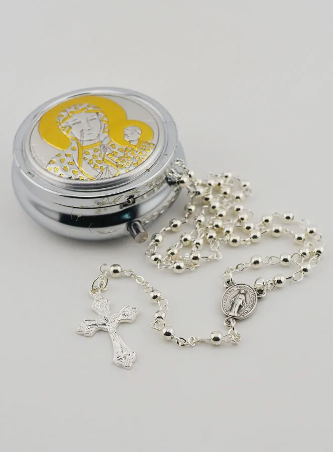 Rosenkranz und Dose Mutter Gottes von Tschenstochau (pic 2)