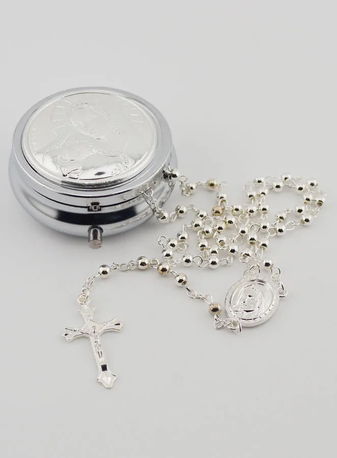 Set Rosenkranz mit Dose Madonna und Kind (pic 2)