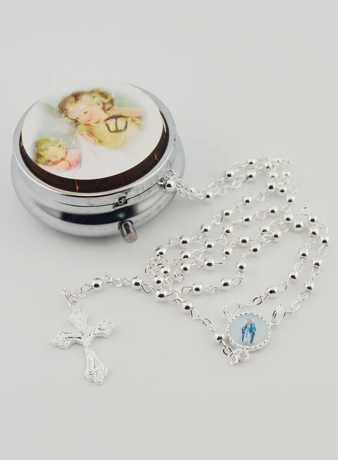 Rosenkranzdose Schutzengel - Inklusive Rosenkranz (pic 2)