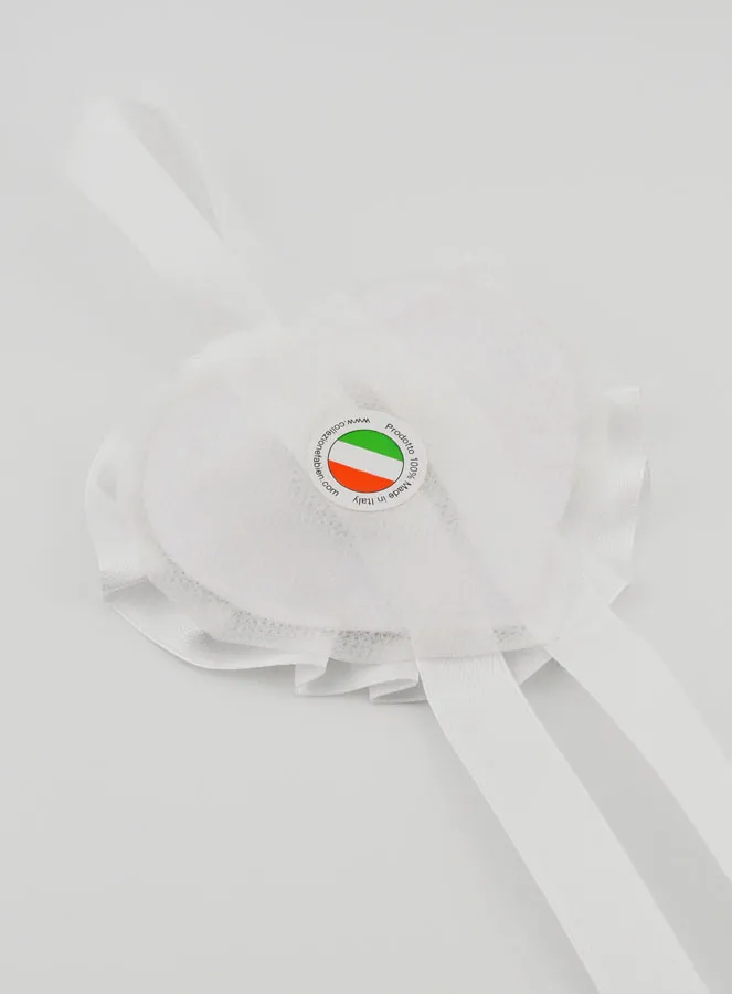 Taufgeschenk – Medaillon für Babywiege Herz und Schutzengel (pic 4)