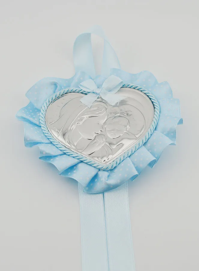 Taufgeschenk – Medaillon für Babywiege Madonna mit Kind (pic 2)