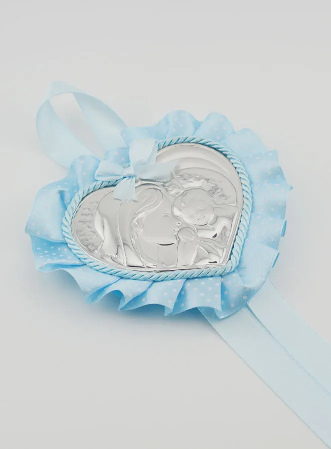 Taufgeschenk – Medaillon für Babywiege Madonna mit Kind (pic 3)