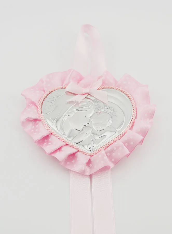 Taufgeschenk – Medaillon für Babywiege Madonna mit Kind (pic 2)