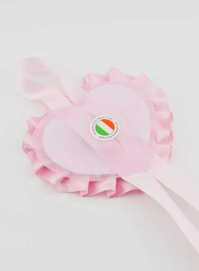 Taufgeschenk – Medaillon für Babywiege mit Herz Engel Laterne (pic 4)