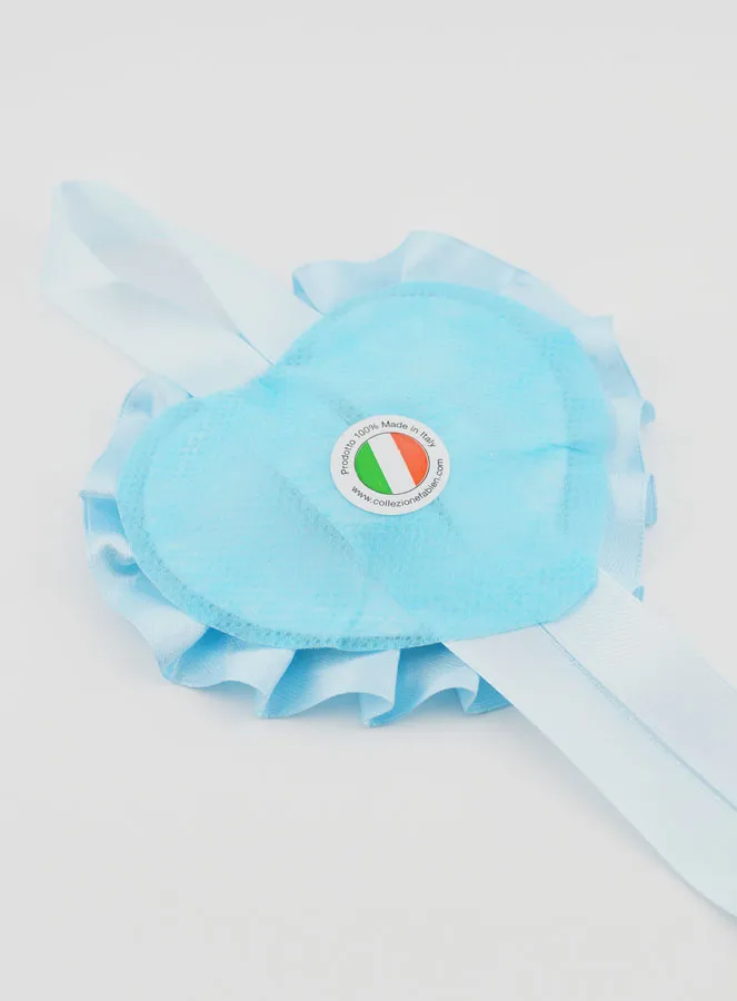 Taufgeschenk – Medaillon für Babywiege mit Herz Engel Laterne (pic 4)