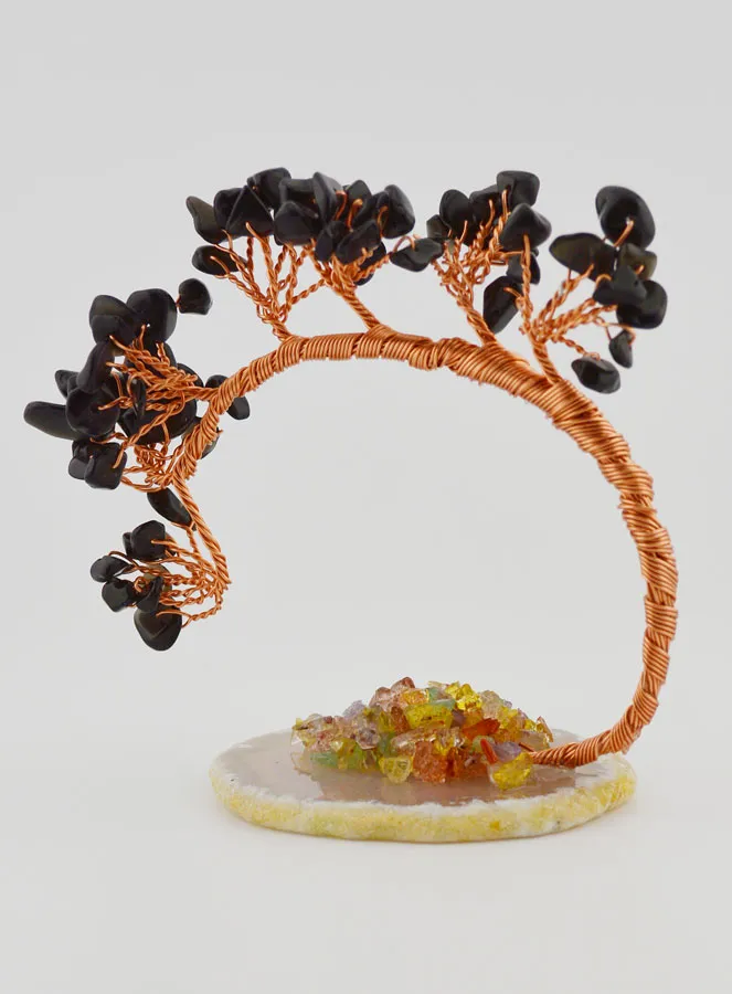 Lebensbaum auf Achat – Obsidian (pic 4)