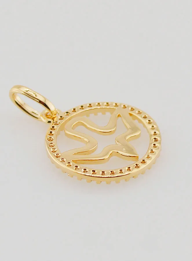 Vergoldeter Anhänger Heiliger Geist Filigrane – 15mm (pic 4)