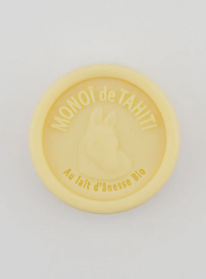 Seife mit Bio Eselsmilch und Monoï aus Tahiti – 25g (pic 1)