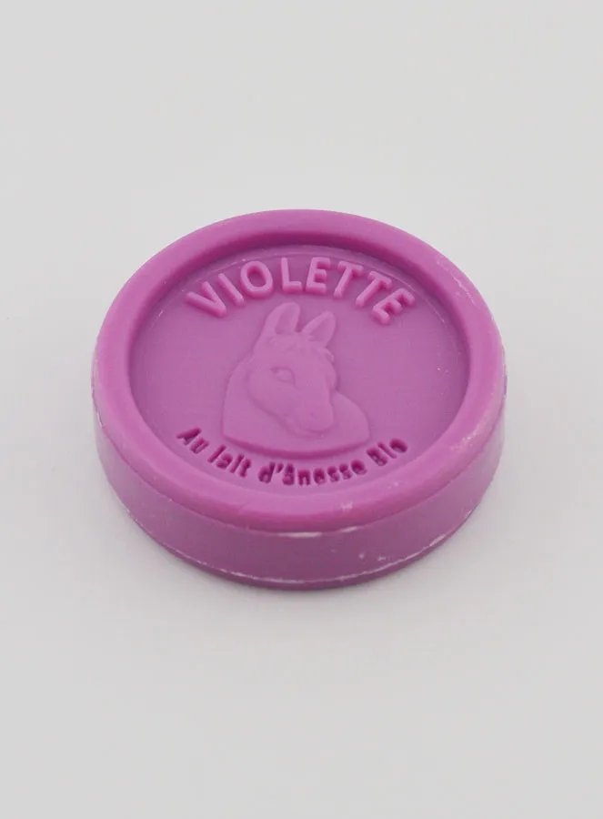 Seife mit Bio Eselsmilch und Veilchen – 25g (pic 3)