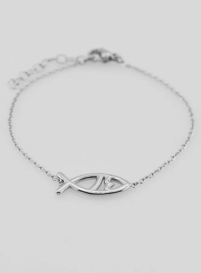Religiöses Armband Ichthys – 925er Silber (pic 2)