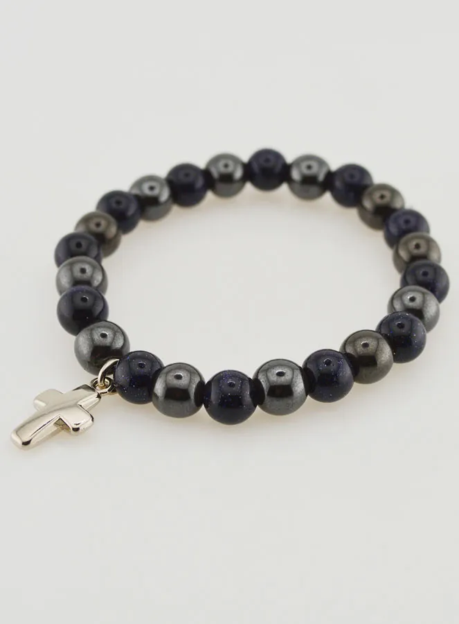 Edelstein Armband – Hämatit und Blauer Sonnenstein (pic 3)