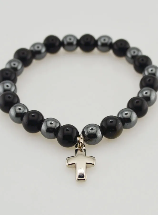 Edelstein Armband – Hämatit und Goldener Obsidian (pic 2)