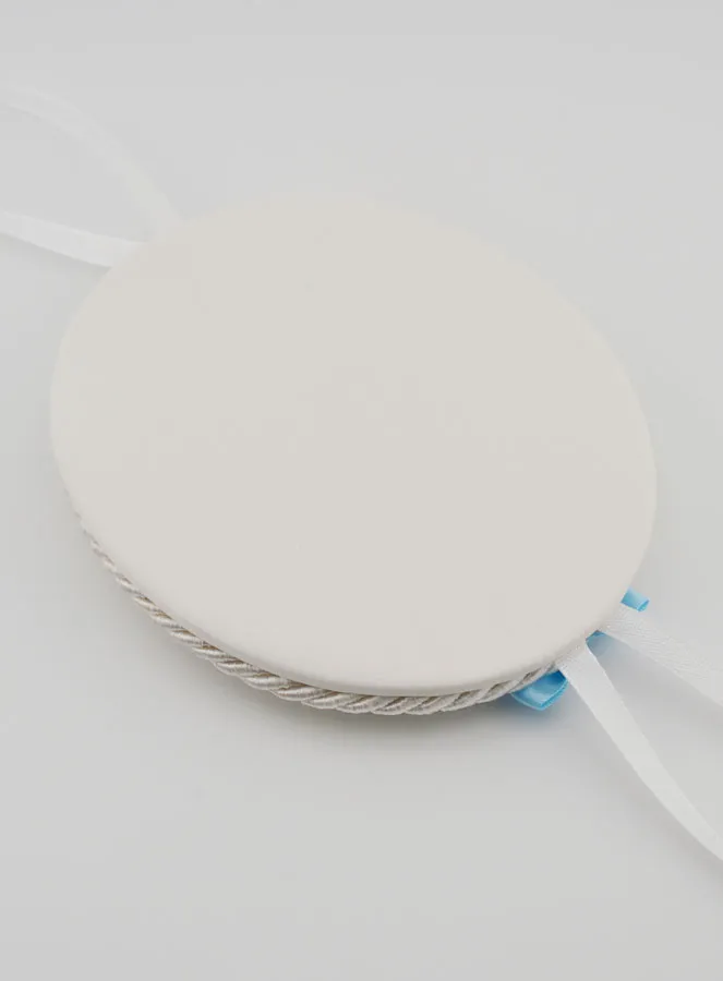 Taufgeschenk für Junge – Medaillon für Babywiege Heilige Familie (pic 4)