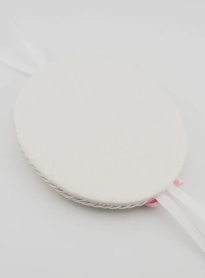 Taufgeschenk für Mädchen – Medaillon für Babywiege Heilige Familie (pic 4)