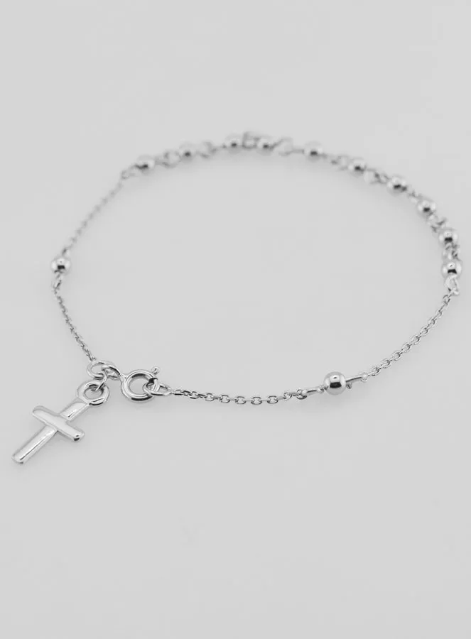 Religiöses Armband mit Kreuz – 925er Silber (pic 3)