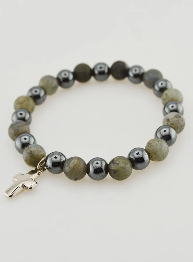 Edelstein Armband - Hämatit und Labradorit (pic 3)