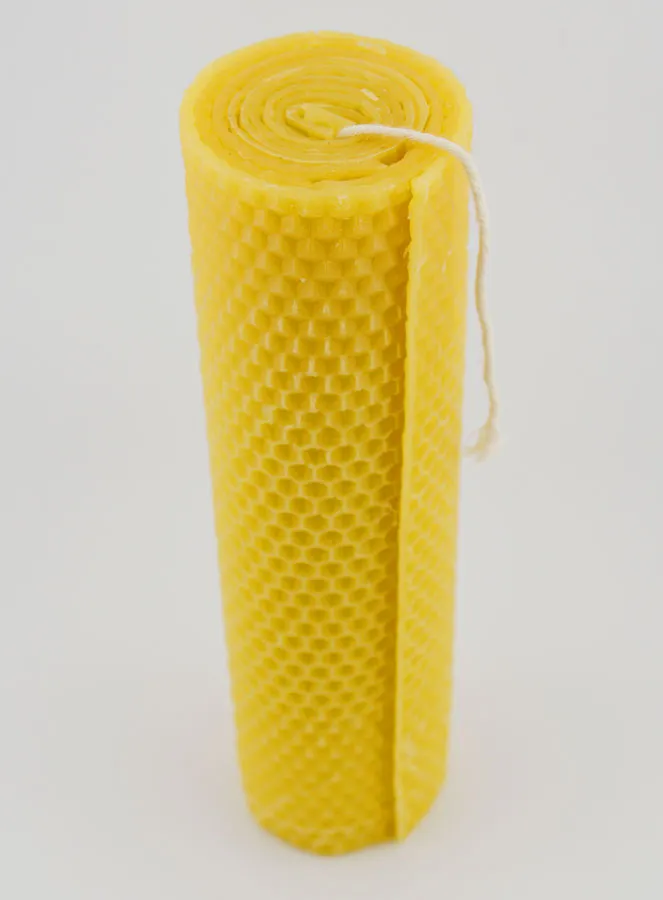 Deko-Kerze Bienenwachs – 20 cm (pic 2)