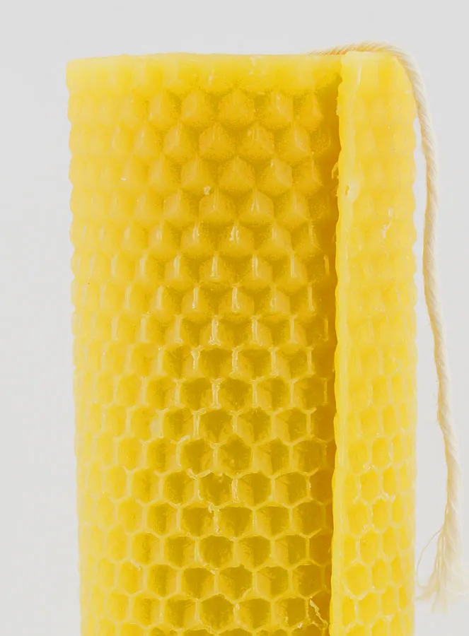 Deko-Kerze Bienenwachs – 20 cm (pic 3)