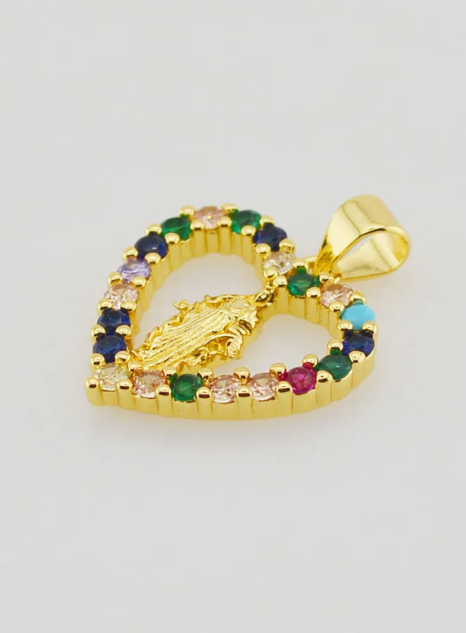 Anhänger Durchbrochenes Herz Wunderbare Madonna (pic 4)