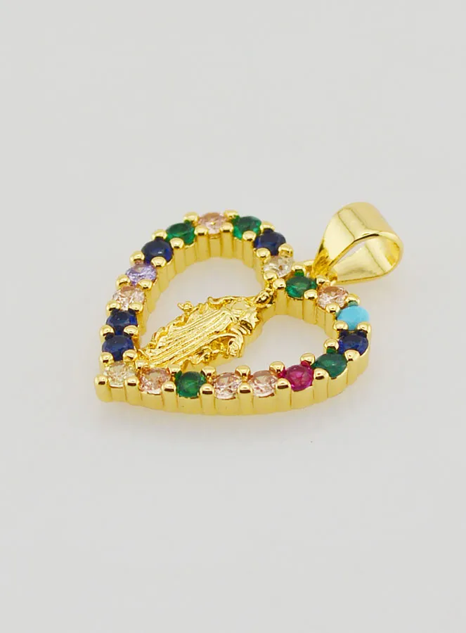 Anhänger Buntes Herz - Wundertätige Madonna (pic 4)