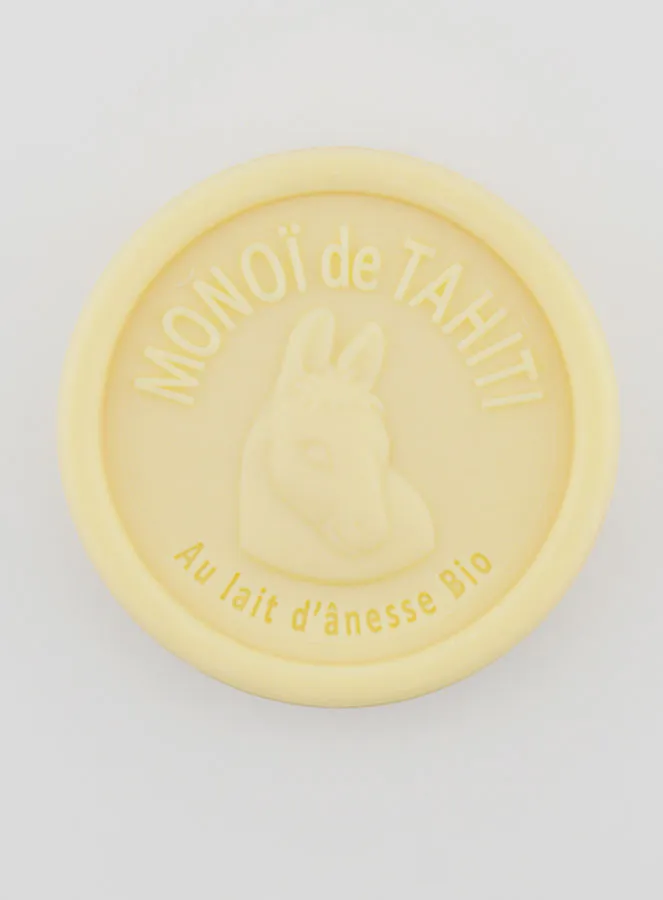 Seife mit Bio-Eselsmilch und Monoï - 100g (pic 1)