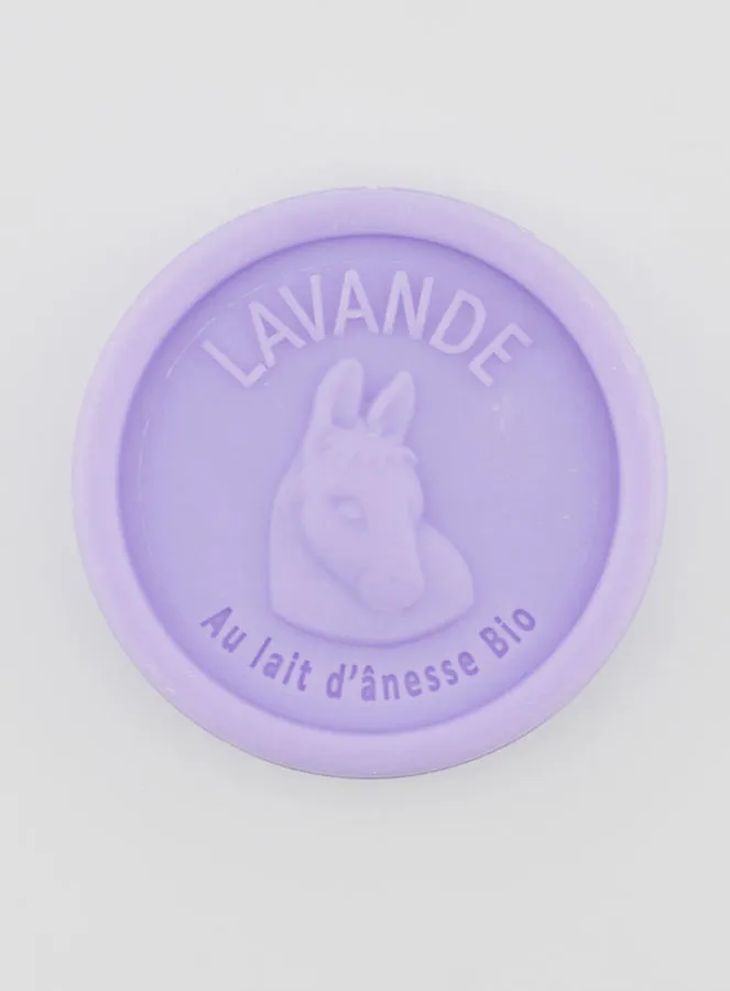 Seife mit Bio-Eselsmilch und Lavendel - 100g (pic 1)