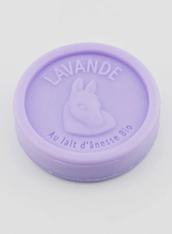 Seife mit Bio-Eselsmilch und Lavendel - 100g (pic 3)