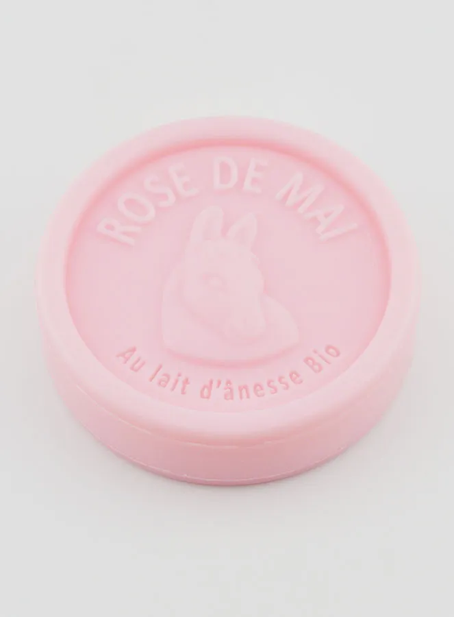 Seife mit Bio-Eselsmilch und Mairose - 100g (pic 3)