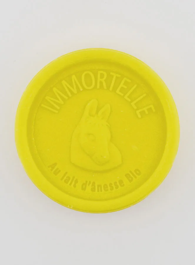 Seife mit Bio-Eselsmilch und Strohblume (Helichrysum) - 100g (pic 1)