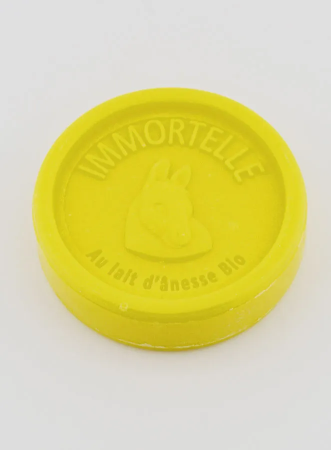 Seife mit Bio-Eselsmilch und Strohblume (Helichrysum) - 100g (pic 3)