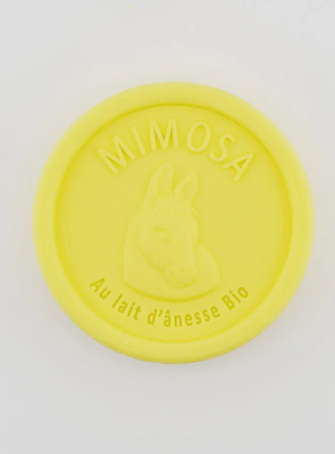 Seife mit Bio-Eselsmilch und Mimose - 100g (pic 1)
