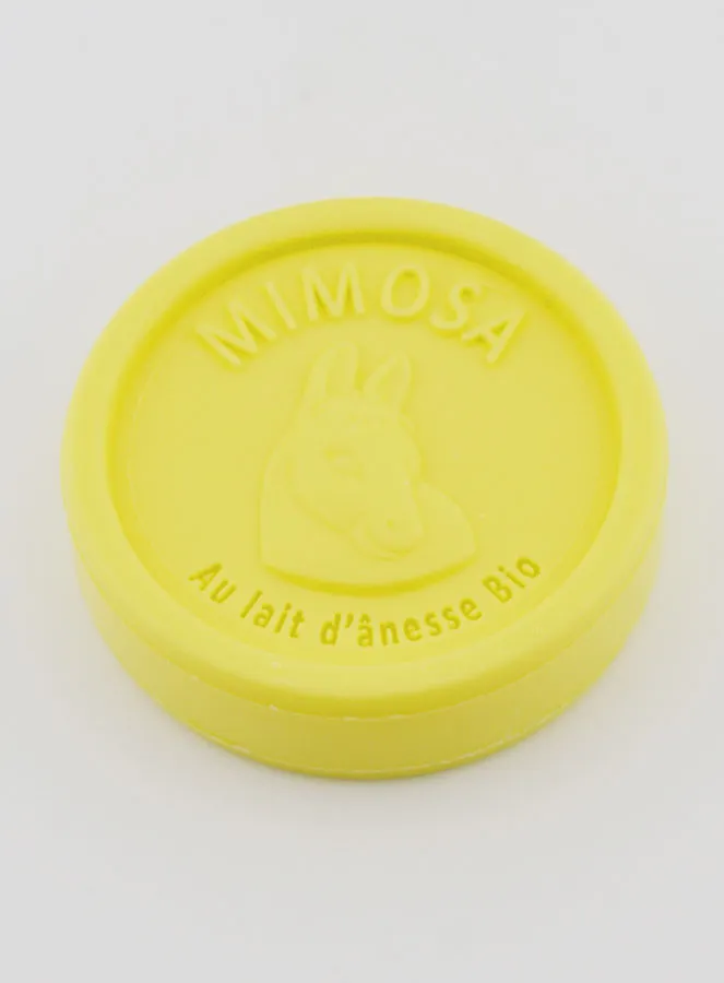 Seife mit Bio-Eselsmilch und Mimose - 100g (pic 3)