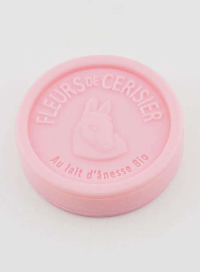 Seife mit Bio-Eselsmilch und Kirschblüte - 100g (pic 3)