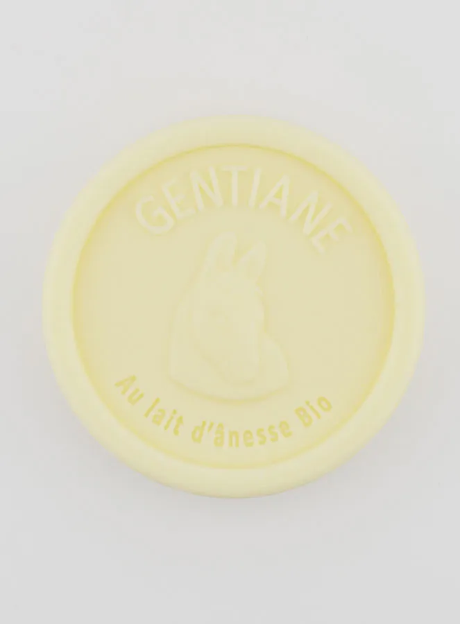 Seife mit Bio-Eselsmilch und Enzian - 100g (pic 1)